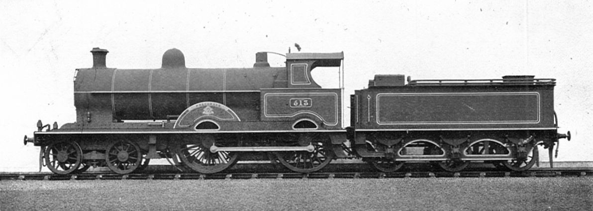 LNWR Precursor class locomotive 513 Precursor (Howden, Boys' Book of Locomotives, 1907)
