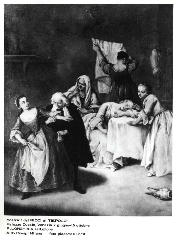 Longhi - Scena di genere, Collezione A. Crespi, 66672