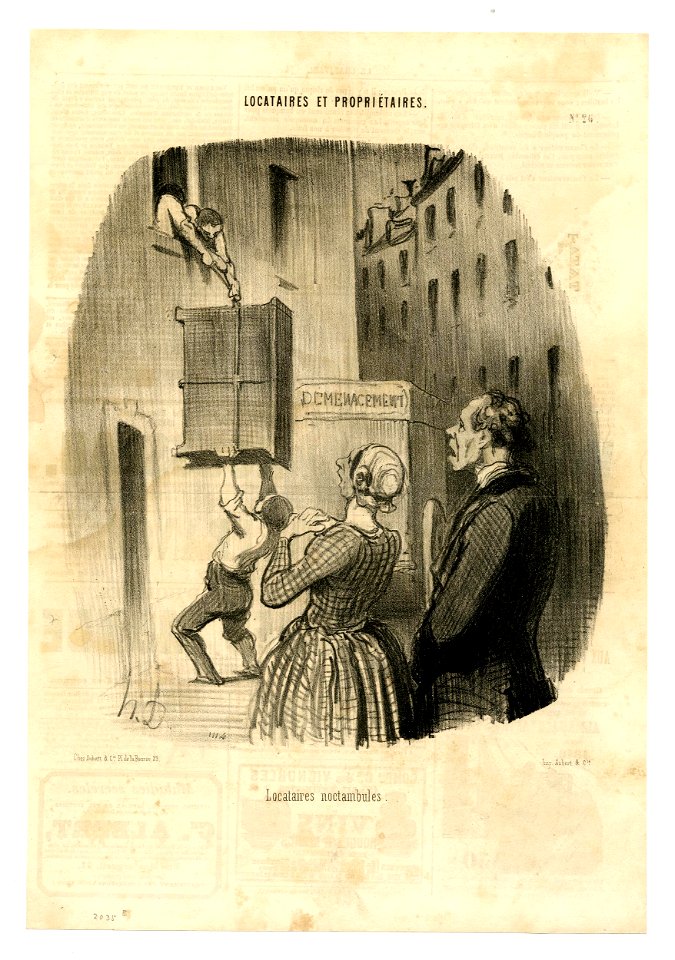Locataires noctambules (Nocturnal tenants) (BM 1910,0324.93)