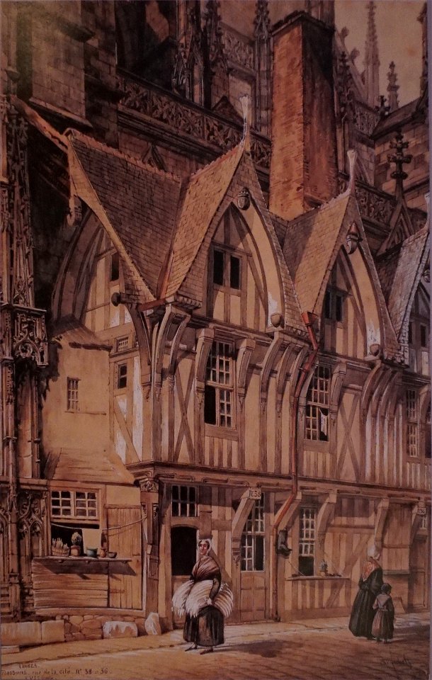 Logettes de la cathédrale Troyes Charles Fichot 04316