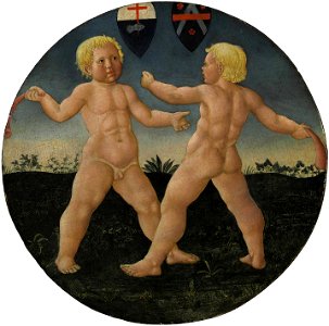 Giovanni di Ser Giovianni Guido, Scheggia - Due ragazzi che giocano