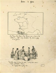 London to Paris (2 dessins) - Fonds Ancely - B315556101 A BROWN 003