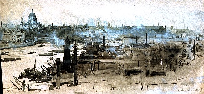 London from the Shot Tower RMG PV2008