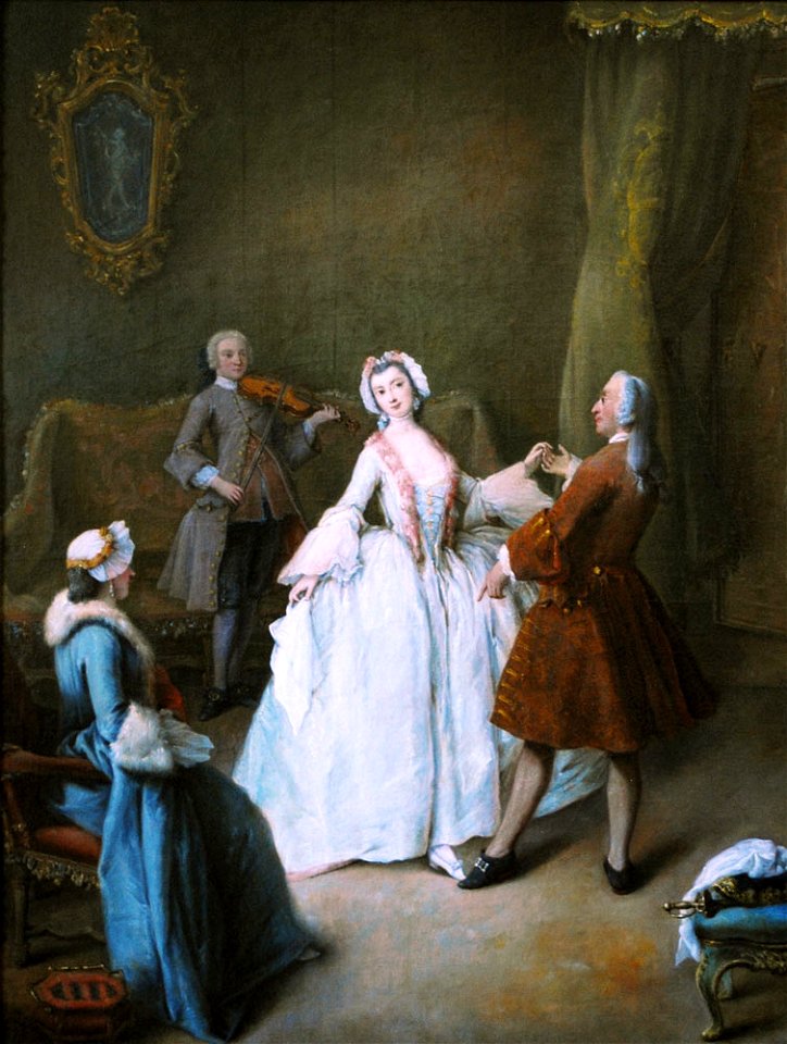 Longhi - The Dancing Lesson, ca. 1741, 465