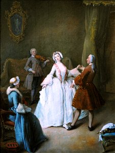 Longhi - The Dancing Lesson, ca. 1741, 465