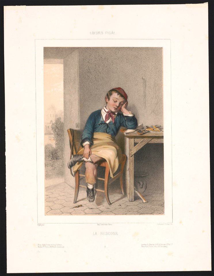 Loisirs pigal. La besogne LCCN2003677711