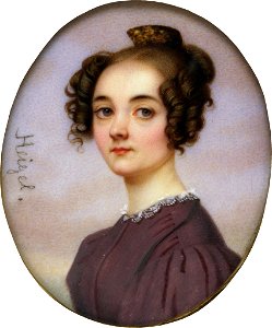 Lola Montez portrait by Josef Heigel before 1840