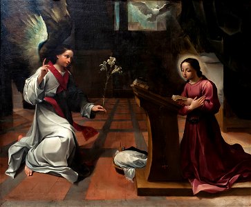 Lodovico Carracci (1555-1619) - De Annunciatie (1584) - Bologna Pinacoteca Nazionale - 26-04-2012 9-34-54