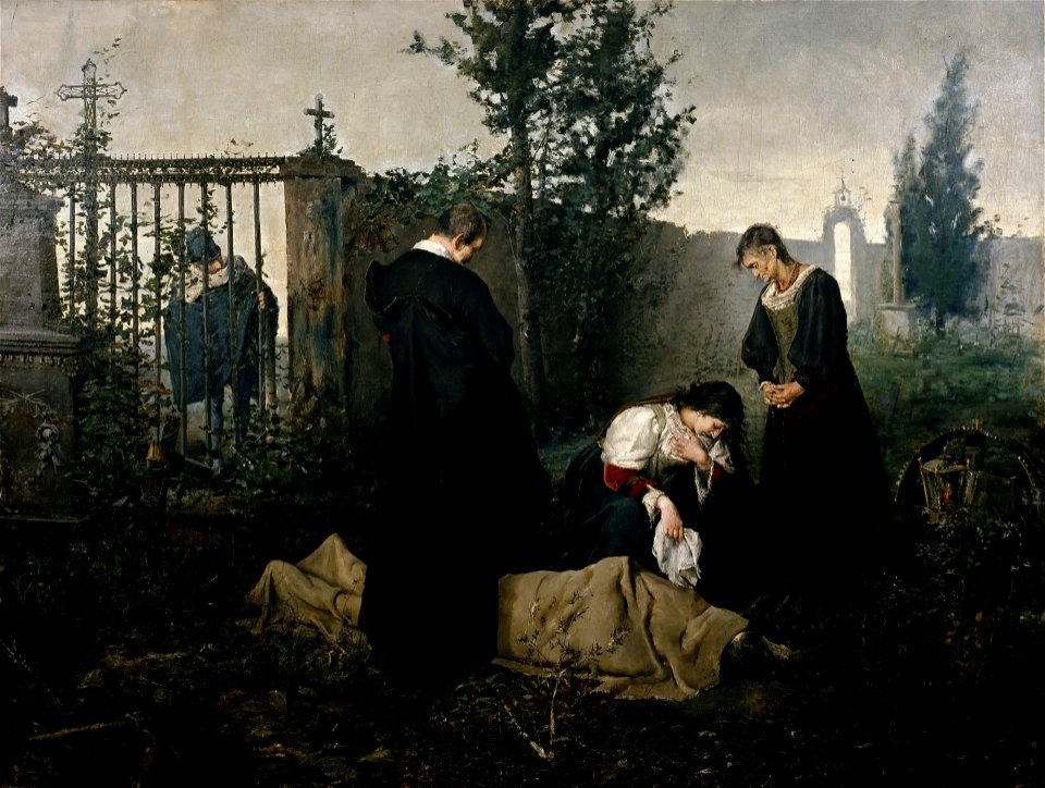 Lope de Vega en el cementerio (Museo del Prado)