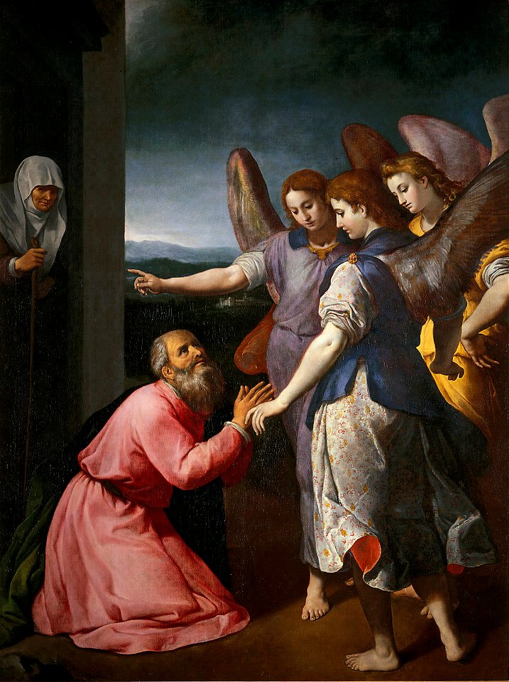 Lodovico Buti - Verheissung der drei Engel an Abraham - GG 1520 - Kunsthistorisches Museum