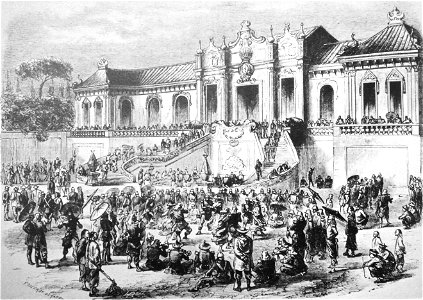 Looting of the Yuan Ming Yuan by Anglo French forces in 1860