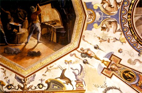 Lodovico Buti - Forge with grotesques - WGA03713