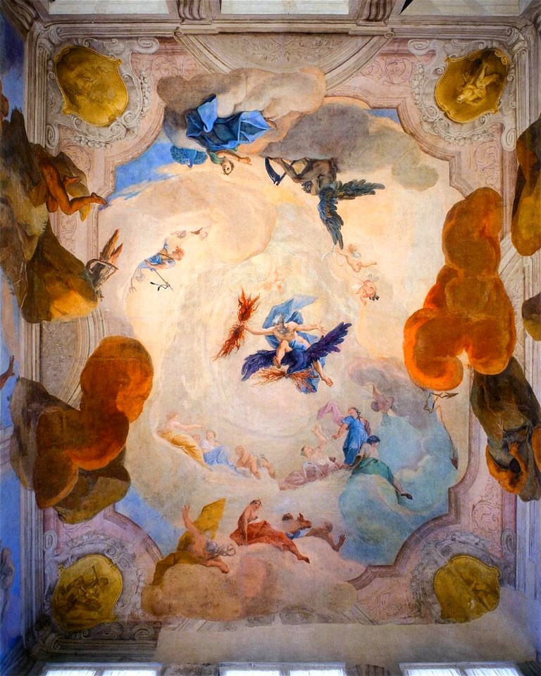 Longhi - Fall of the Giants, 1734, Palazzo Morosini Sagredo, Venice