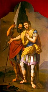 Longinus and Roman soldier