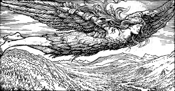 Loki's flight to Jötunheim