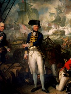 Lord Howe on the Deck of the 'Queen Charlotte', 1 June 1794 RMG L8418