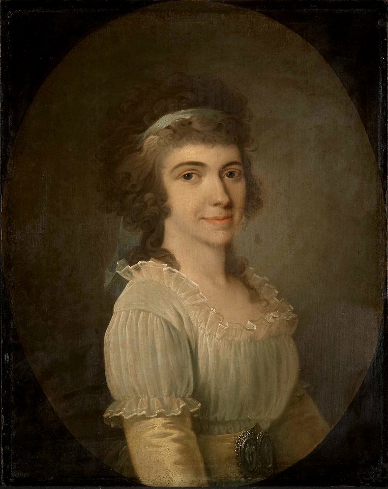 Christian August Lorentzen - Portrett av Fredrikke Louise Stockfleth - Oslo Museum - OB.00474