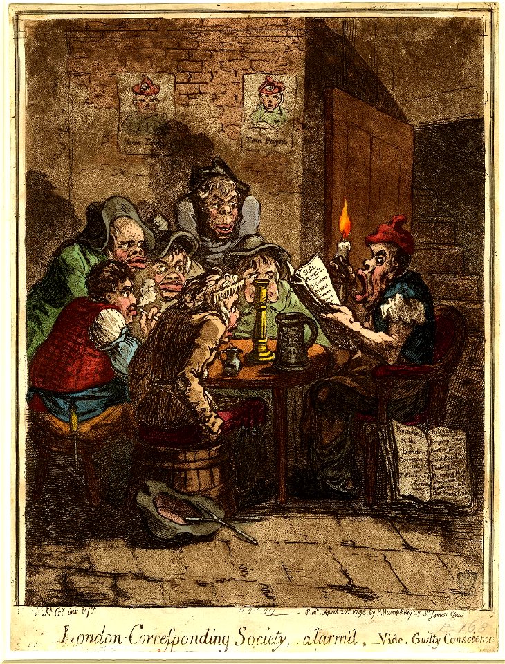 London corresponding society alarm'd, -vide guilty consciences (BM 1851,0901.917 1)