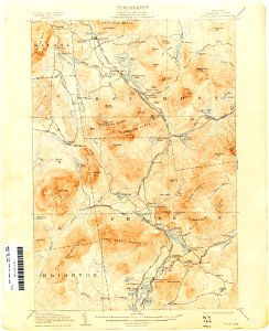 Loon Lake New York USGS topo map 1906. Free illustration for personal and commercial use.