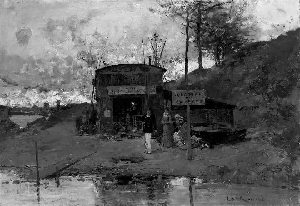 Luigi Loir - The Boathouse - 1962.816 - Art Institute of Chicago