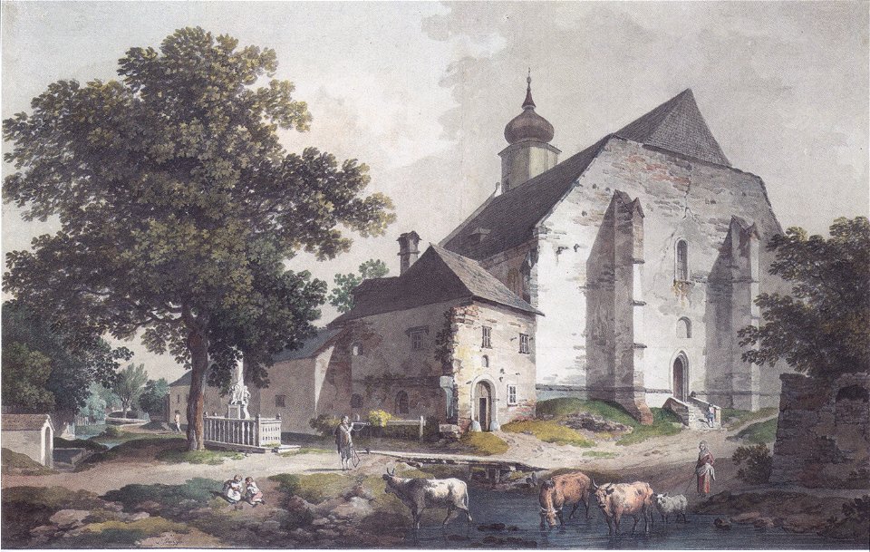 Lorenz Janscha - Kirche in Heiligenstadt - ca1795