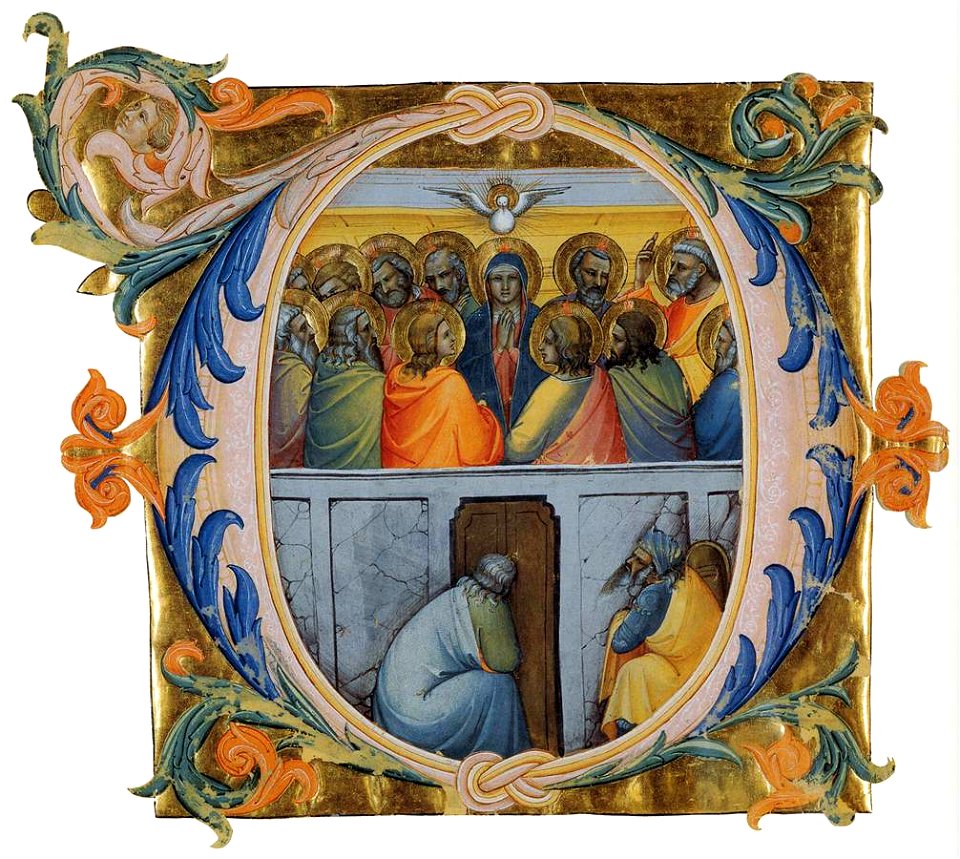 Lorenzo Monaco - Antiphonary (Cod. Cor. 1, folio 111v) - WGA13615