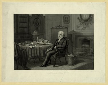 Longfellow in his study LCCN2004669647