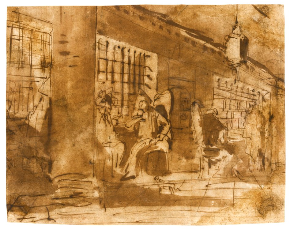 Longhi - Attributed to - IL PARLATORIO, lot.74