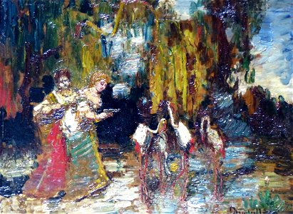 Longchamp182 Monticelli flamants