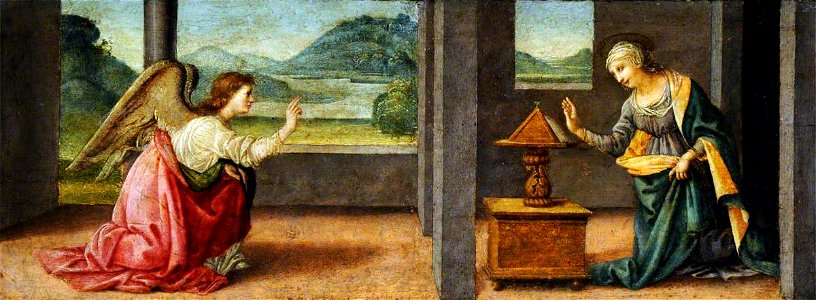 Lorenzo di Credi (c.1456-1536) (follower of) - The Annunciation - 290214 - National Trust