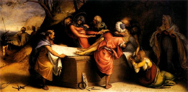 Lorenzo Lotto - Deposition - WGA13670. Free illustration for personal and commercial use.