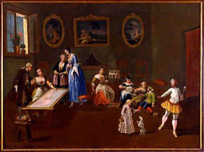 Longhi - Il laboratorio di ricamo, Museo del Merletto
