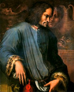 Lorenzo el Magnífico, por Giorgio Vasari. Free illustration for personal and commercial use.