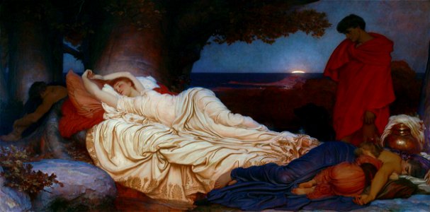 Lord Frederic Leighton - Cymon and Iphigenia - Google Art ProjectFXD