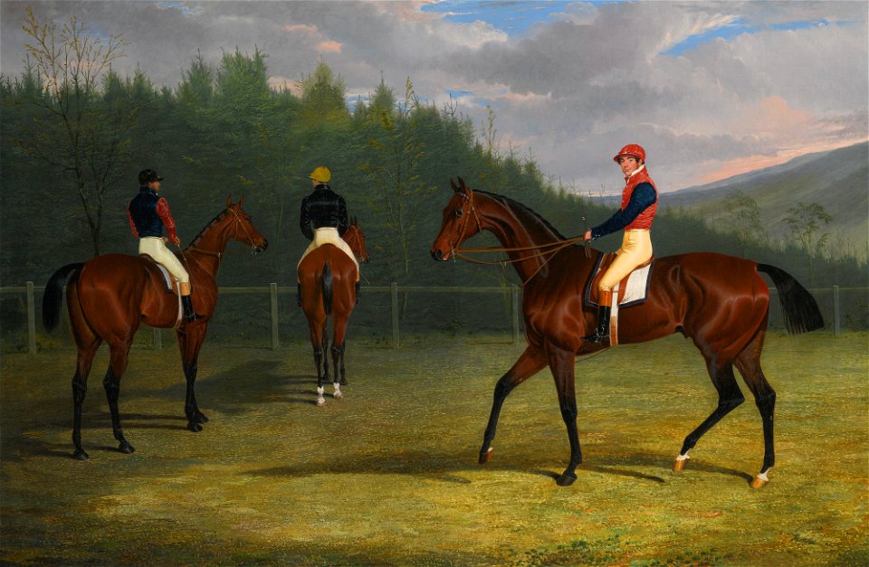 Lord Chesterfield's Priam, His Majesty King William IV's Fleur De Lis, and mr Stonehewer's Variation, by John Frederick Herring Sr