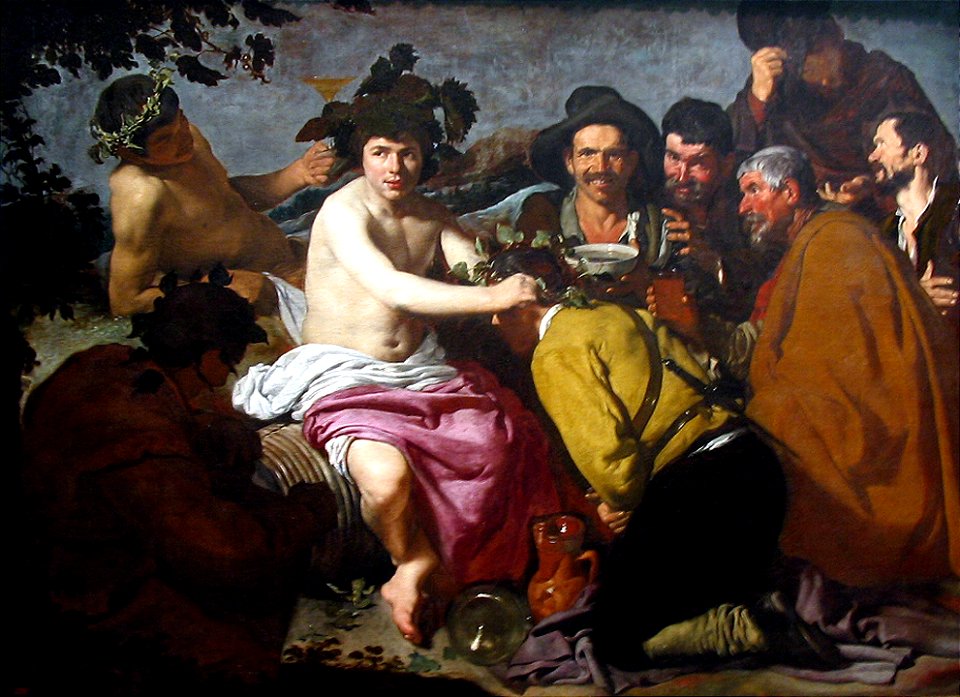 Los borrachos o el triunfo de Baco 1629 Velázquez
