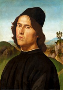 Lorenzo di Credi by Perugino. Free illustration for personal and commercial use.