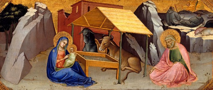 Lorenzo Monaco, Nativity, 1398-1400, Berlin, Staatlische Museen, Gemaldegalerie