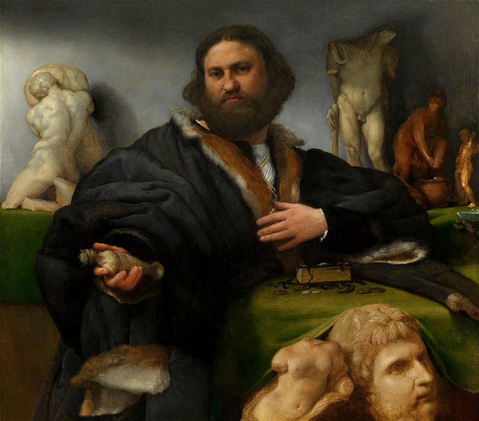 Lorenzo Lotto (Venice c. 1480-Loreto 1556) - Andrea Odoni - RCIN 405776 - Royal Collection