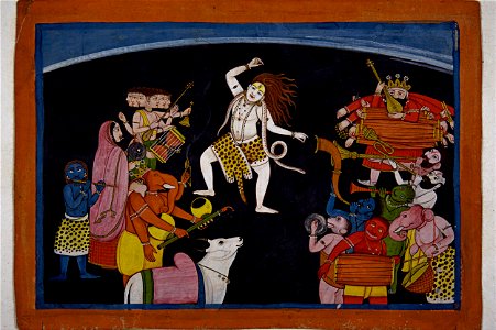 Lord Shiva dancing - Google Art Project
