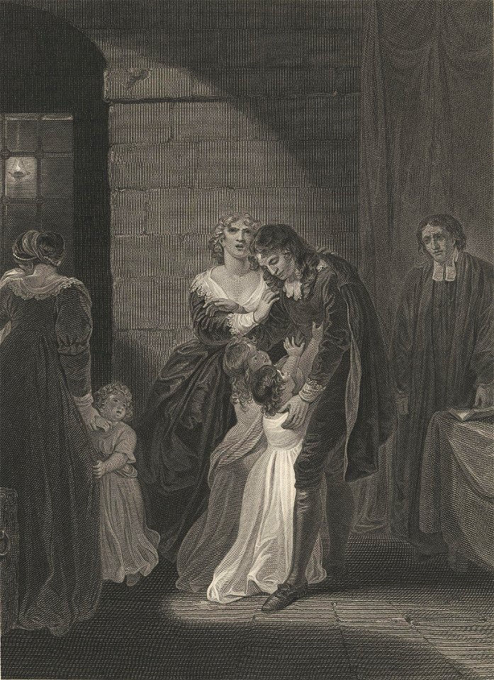 Lord W. Russell's last interview with his family' (William Russell, Lord Russell) by George Noble borderless