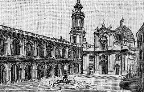 Loreto – Chiesa della Santa Casa (xilografia)