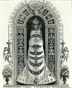 Loreto Statua della Madonna nella S Casa