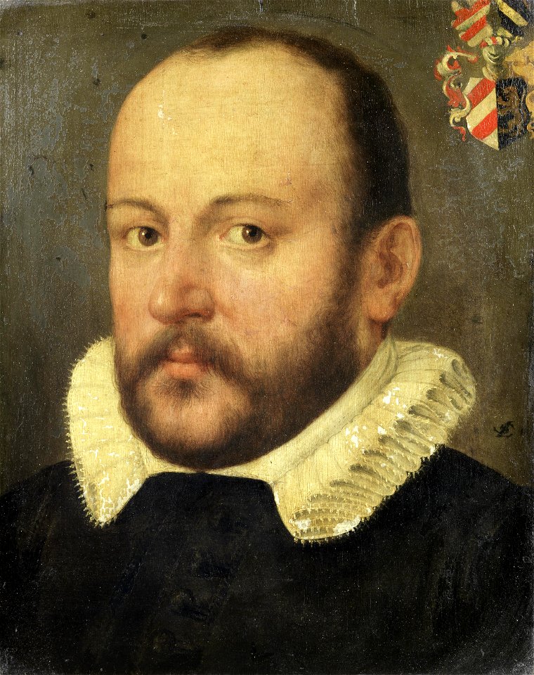 Lorenz Strauch Portrait of a man in a black tunic