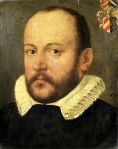 Lorenz Strauch Portrait of a man in a black tunic