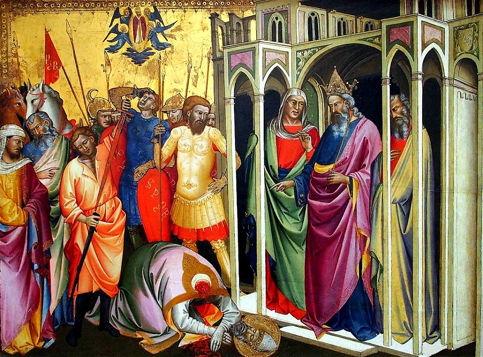 Lorenzo Monaco, Martyrdom of St. Caius, 1388-90, Santa Barbara, Museum of Fine Art