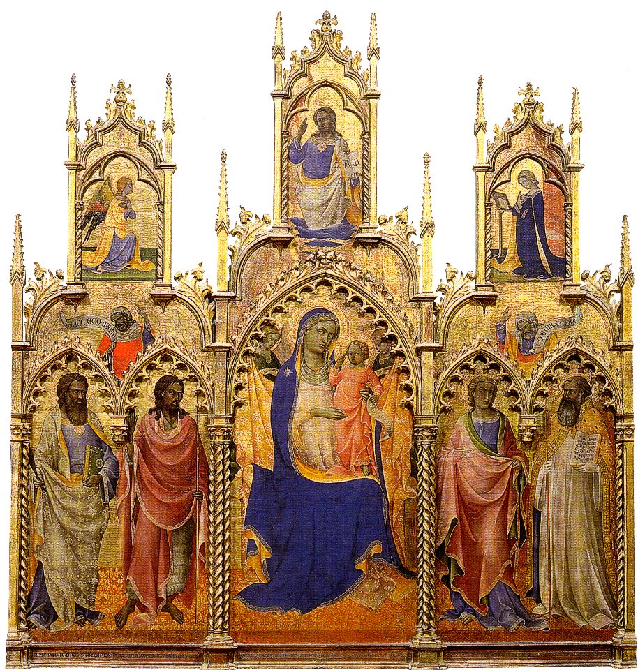 Lorenzo monaco, polittico della madonna in trono