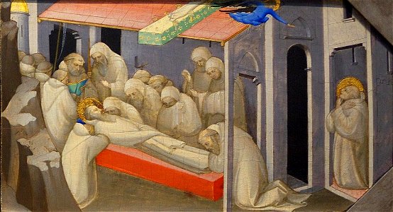 Lorenzo Monaco, The Death of Saint Benedict. 1409, London NG