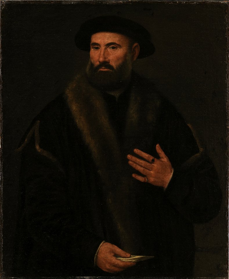 Lorenzo Lotto - Portrait of a Man - KMS4855 - Statens Museum for Kunst