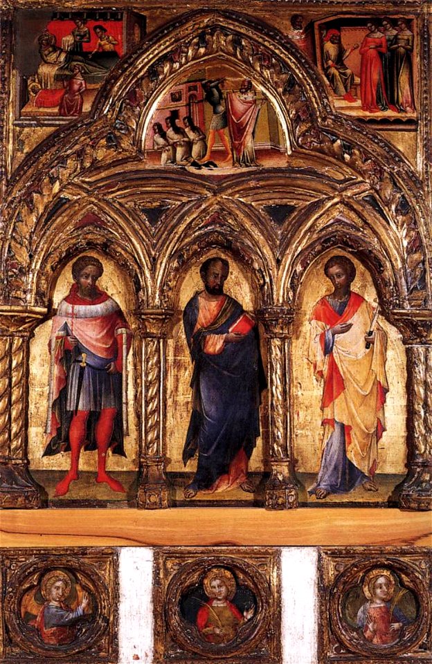 Lorenzo veneziano, polittico correr